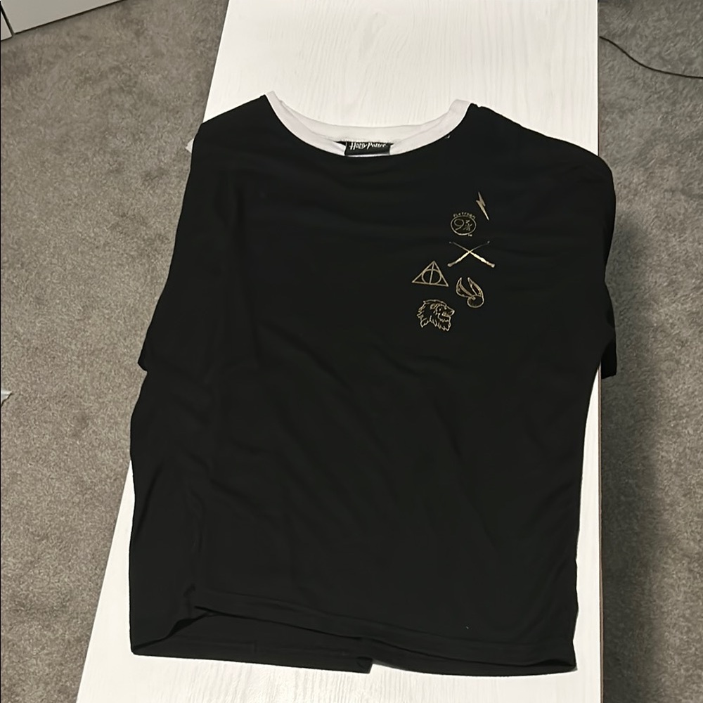 Multicolored Round Neck Short Sleeve Graphic T-Shirt
